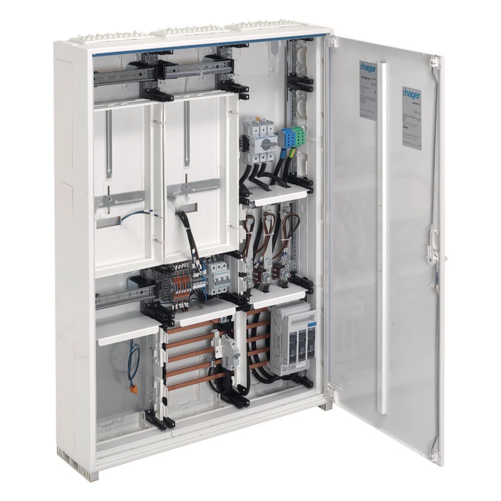 hager Wandler- & Messschr, Univ.N 1100x800x205, 2ZF APZ NAR NH00 SLTS AAR Lasttr.125A... HAGER-FP73W11N 3250611032342 (Abb. 1)