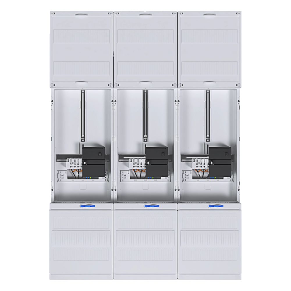 hager Komplettfeld, univers Z, 1050mm, 3 Zählerplätze, 3-feldig, mit Zählersteckklemme... HAGER-ZL33W4N 3250617624848 (Abb. 2)