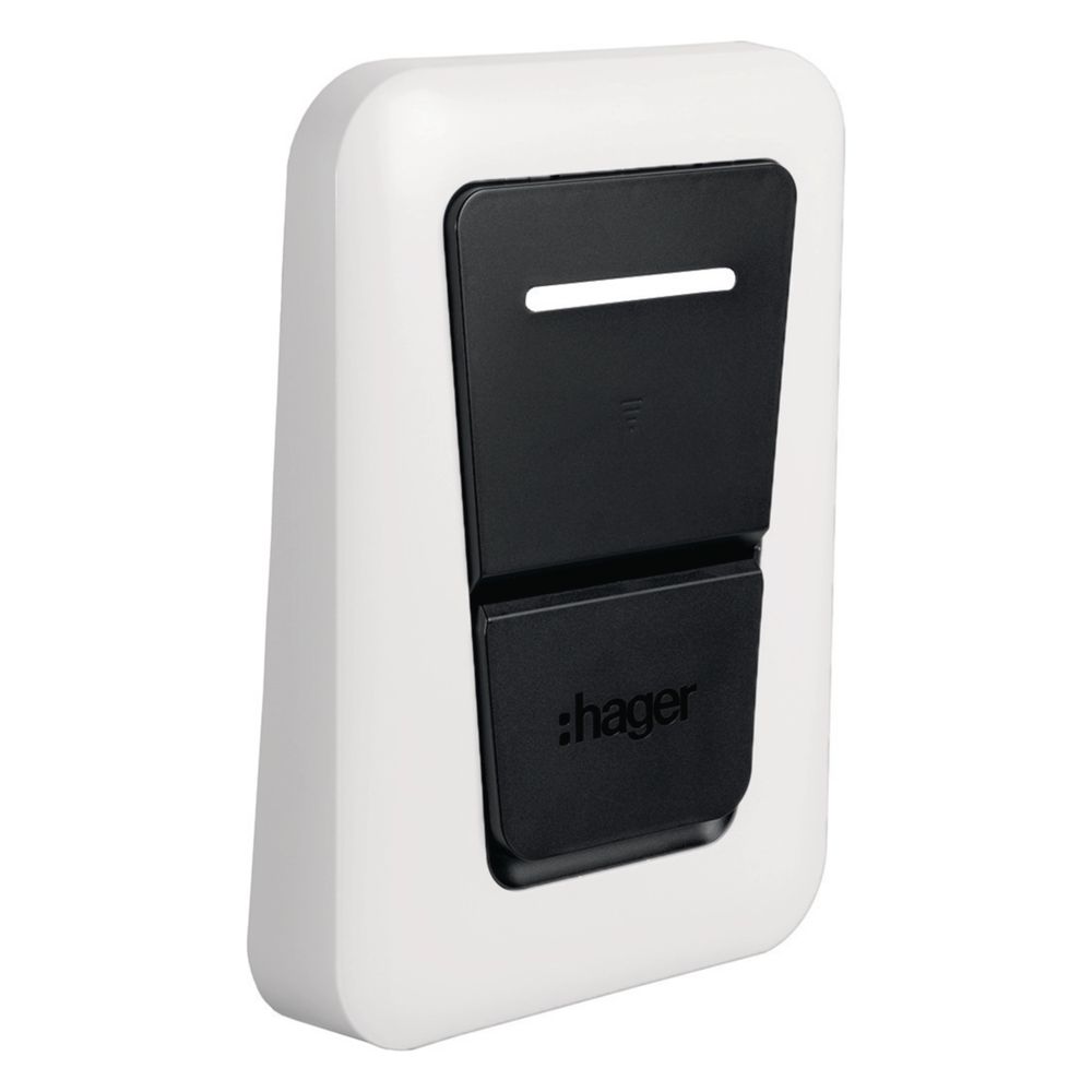 hager Zierblende verkehrsweiß 9016 Ladestation witty one plus pro mit Ladesteckdose... HAGER-XVS130 3250610103555 (Abb. 1)