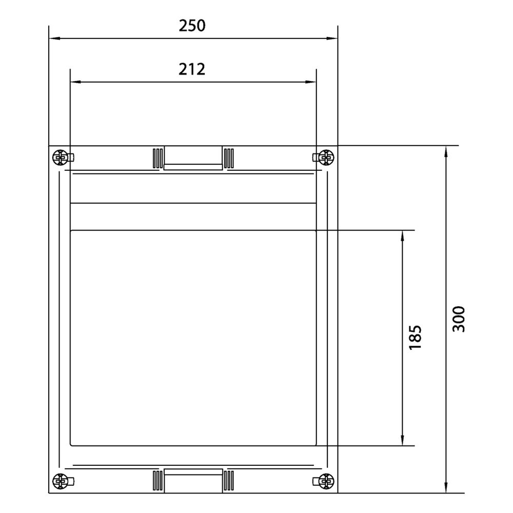 hager Baustein, univers N, 300x250mm, für 2 Trenner NH00 auf Sammelschienensystem 60mm... HAGER-UE21E2B 3250616151185 (Abb. 8)