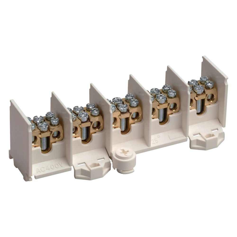hager Hauptleitungsabzweigklemme, 90SL, 5-polig, 80 A, 1,5-25 mm2... HAGER-K46N 4010330711541 (Abb. 1)