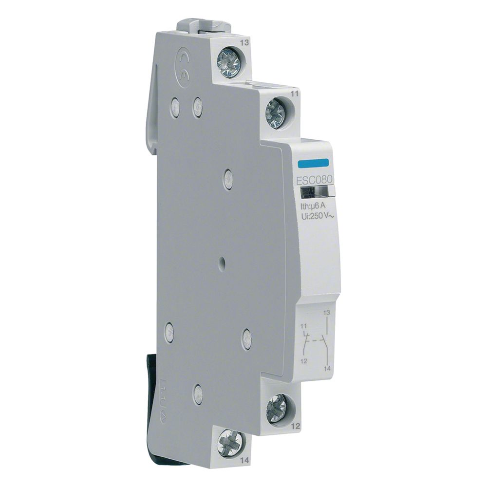 hager Hilfsschalter 6A 1 Schließer und 1 Öffner 230V... HAGER-ESC080 3250612401895 (Abb. 1)