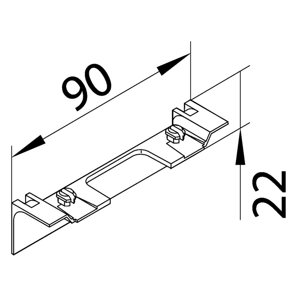 hager Geräteträgerschürze für Geräteträger universal design SL 20x55mm verkehrswei... HAGER-SL20055AC9016 4012740017954 (Abb. 2)