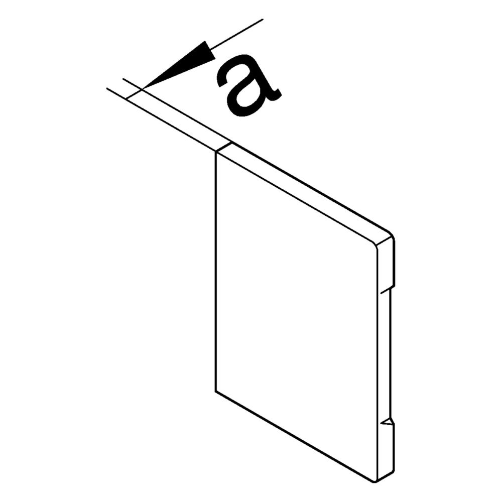 hager Endstück schnittkaschierend zu BR/A 85x130mm Oberteil 80mm hfr in verkehrswei... HAGER-BR8513069016 4012740029865 (Abb. 2)