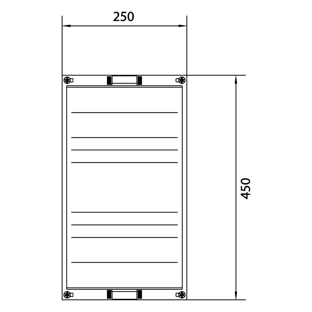 hager Baustein, universN, 450x250mm, für Sammelschienensystem 60mm, 4 polig, waager.... HAGER-UE31E0A 3250616151086 (Abb. 7)