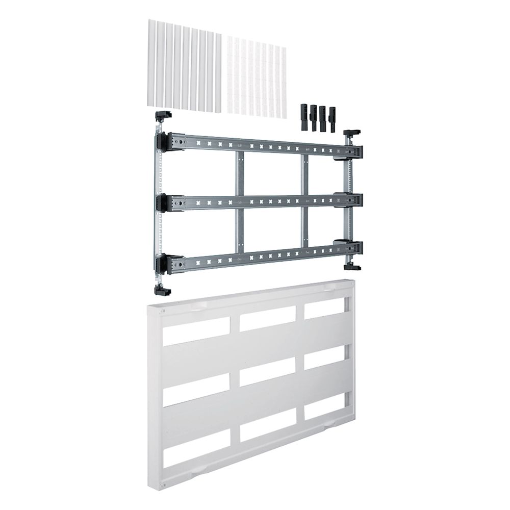 hager Baustein, univers N, 450x750 mm, für Reiheneinbaugeräte waagerecht, 9x12 PLE... HAGER-UD33B1 3250616141308 (Abb. 1)