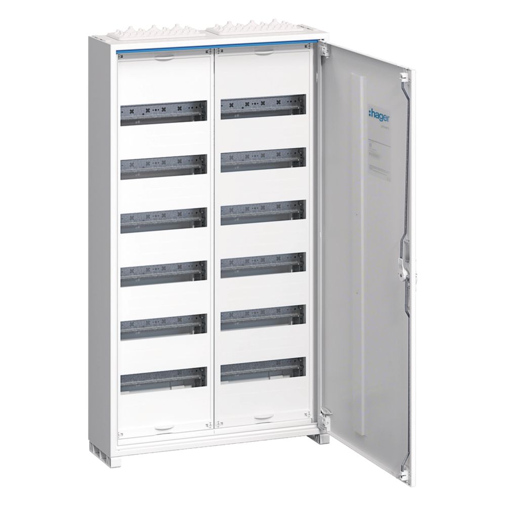 hager Feldverteiler Aufputz, 950x550x161, univers, IP44, SKII, 144PLE, QuickConnect... HAGER-FWB62S 3250612735761 (Abb. 1)