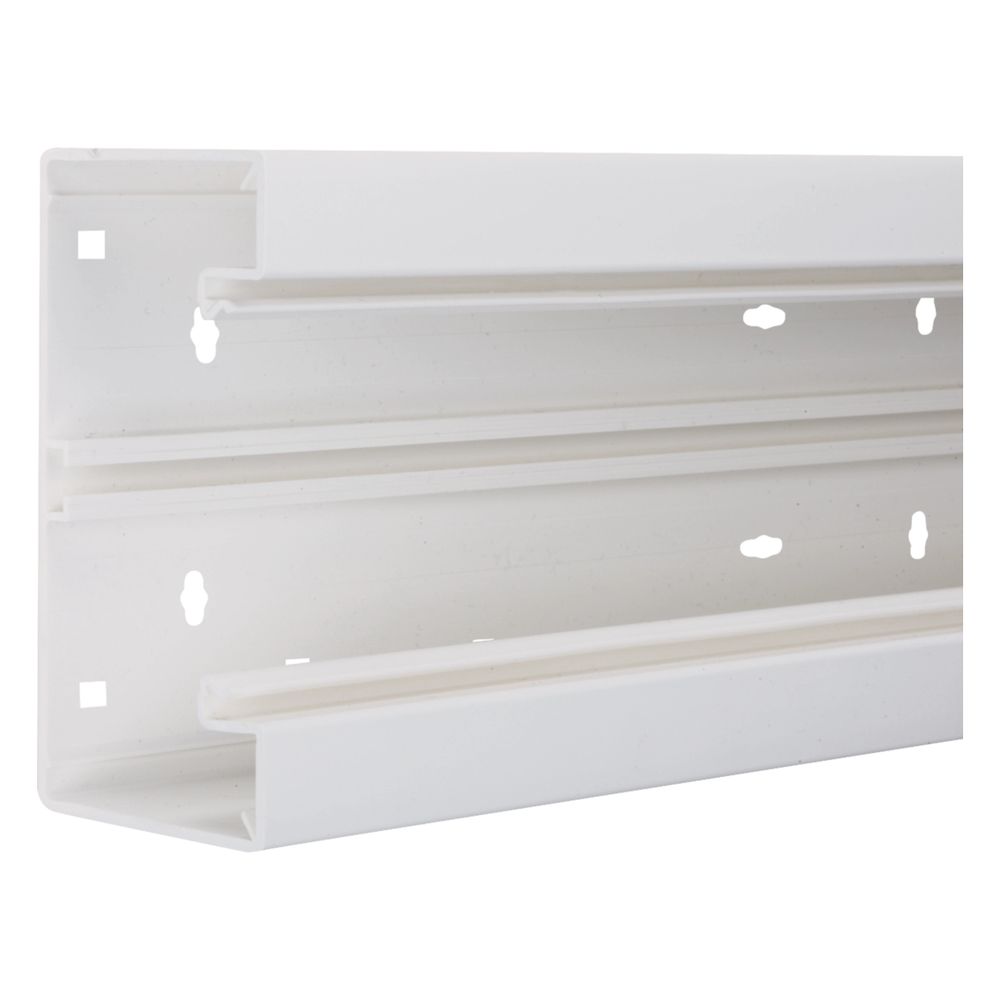 hager Brüstungskanal-Unterteil PVC frontrastend zu BR 68x130mm, OT 80mm, verkehrswe... HAGER-BR6513019016 4012740013833 (Abb. 2)