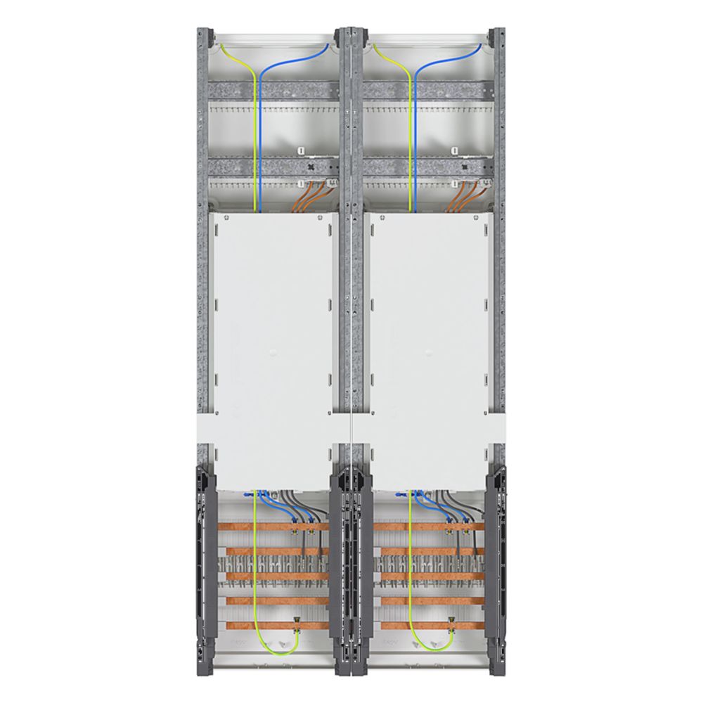 hager Komplettfeld, univers Z, 1050mm, 2 ZP, 2-feld, NRW, SH, MV, N-sachsen, EON-Mitte... HAGER-ZK33X3 3250617712750 (Abb. 2)