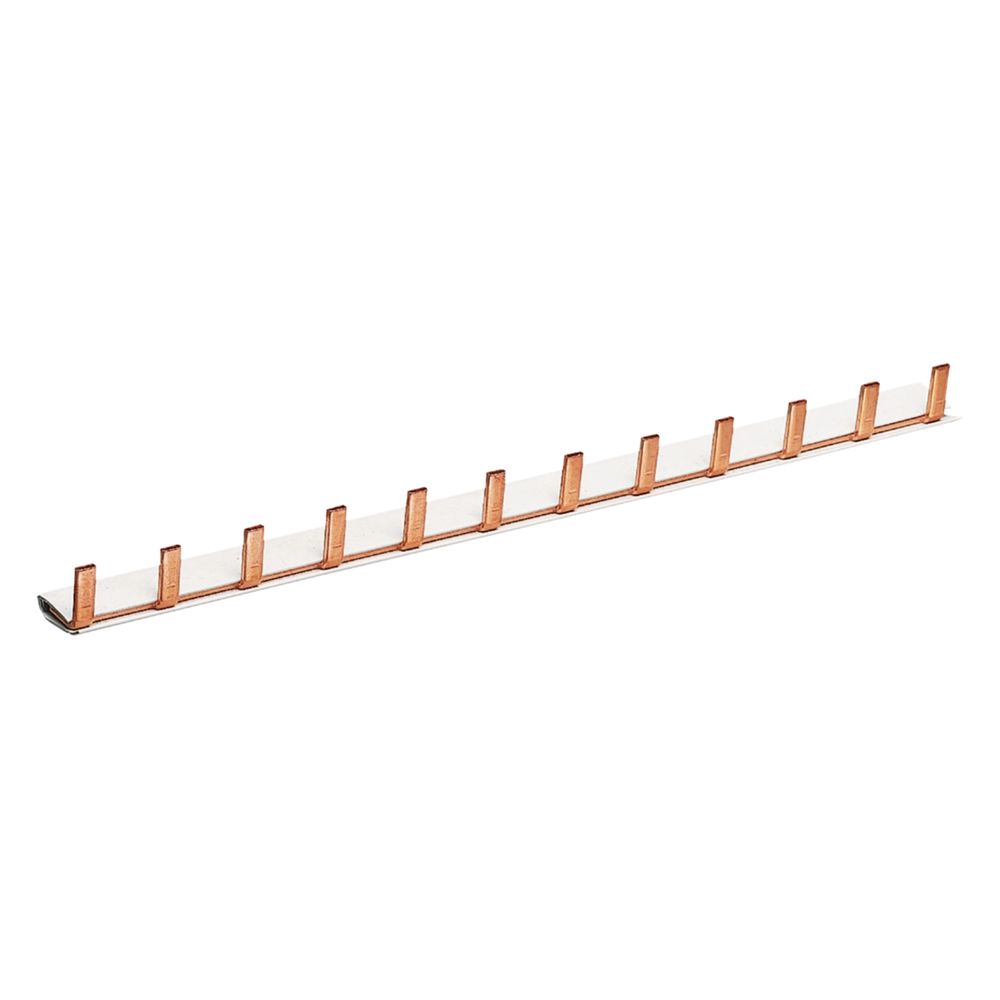 hager Phasenschiene 1 polig mit Stiftanschluss 10mm2 63A 12 Module... HAGER-KB163A 3250613720285 (Abb. 1)