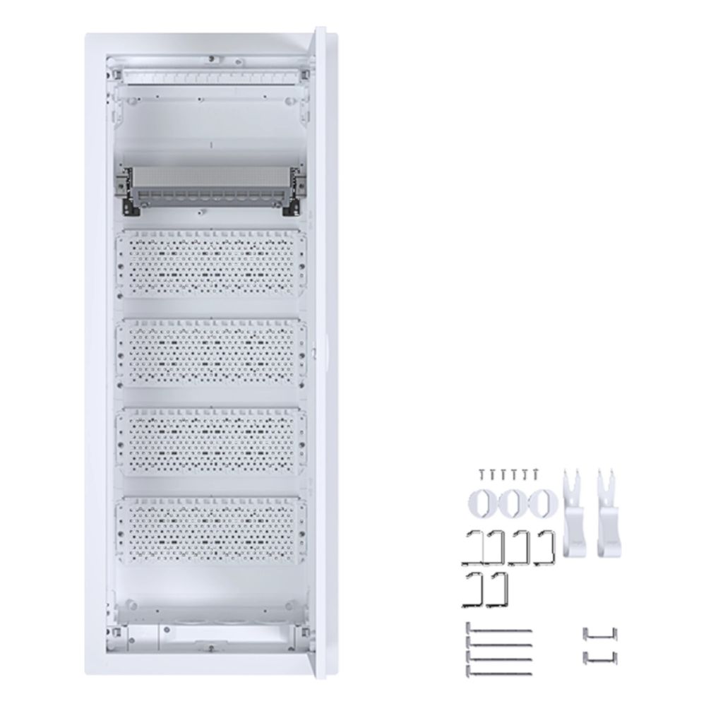 hager Kleinverteiler volta, Multimedia, Unterputz, 5-reihig, geschlitzte Stahlblechtür... HAGER-VU60NW 3250616615779 (Abb. 2)