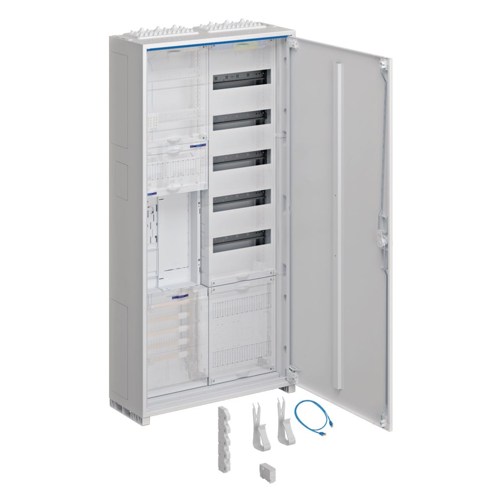 hager Komplettschrank, univers Z, 1 ZP, BKE-I, APZ, VT5, H 1100mm, 2-feldig, ESA... HAGER-ZB32ET215W1 3250617651004 (Abb. 1)