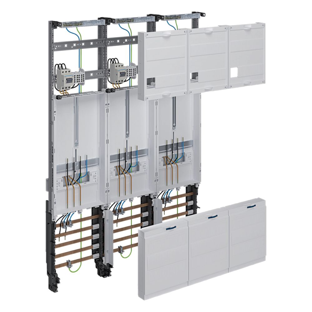 hager Komplettfeld, universZ, 1050mm, 3ZP, 3-feld, Ausf. NRW SH MV N-sachsen EON-Mitte... HAGER-ZL33X4T 3250610025888 (Abb. 1)