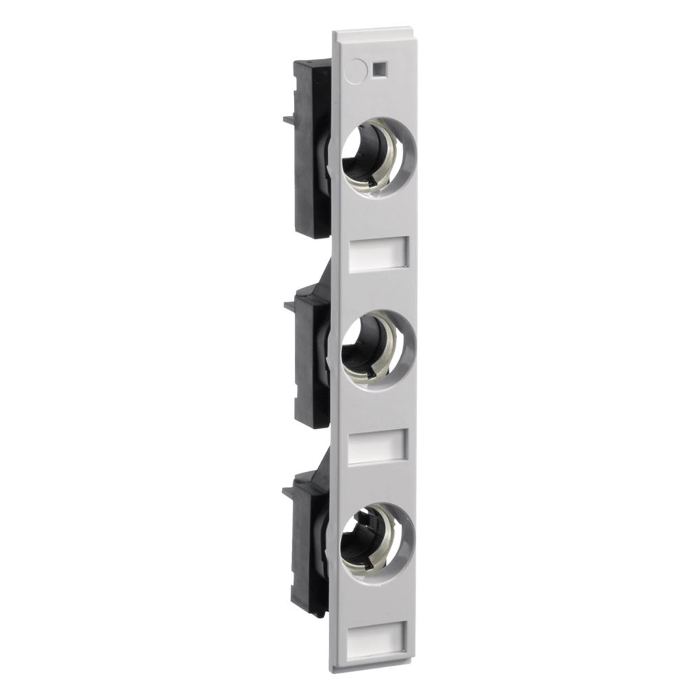 hager Reitersicherungsunterteil D02 E18, 63A 3polig 60mm Sammelschiene Anschlussklemme... HAGER-L063L 4010330740275 (Abb. 1)
