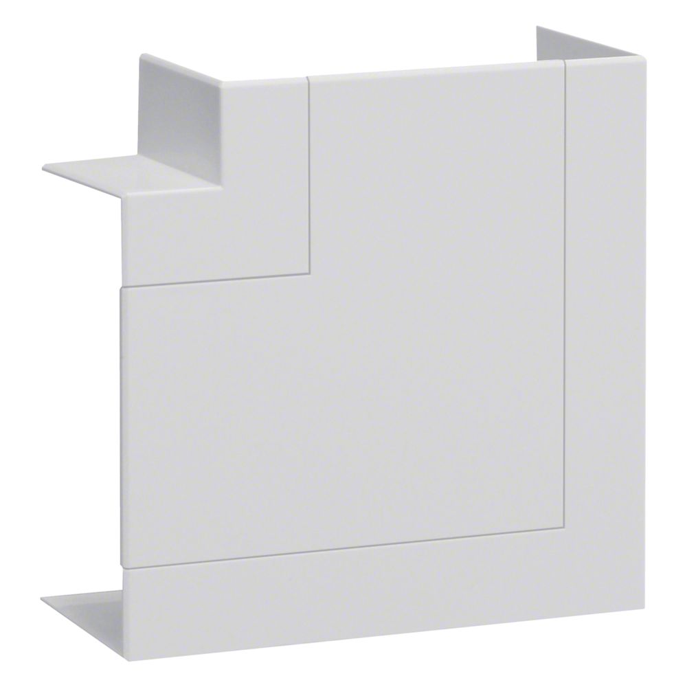 hager Flachwinkel BR halogenfrei, schnittkaschierend für Oberteil 80mm, Verkehrswe... HAGER-BR651305H9016 4012740989022 (Abb. 1)
