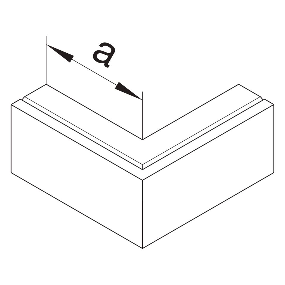 hager Außeneck Brandschutzkanal FWK-Plus 60x60 mm weiß Stahl pulverbeschichtet... HAGER-FWKP6006039016 4012740987981 (Abb. 2)