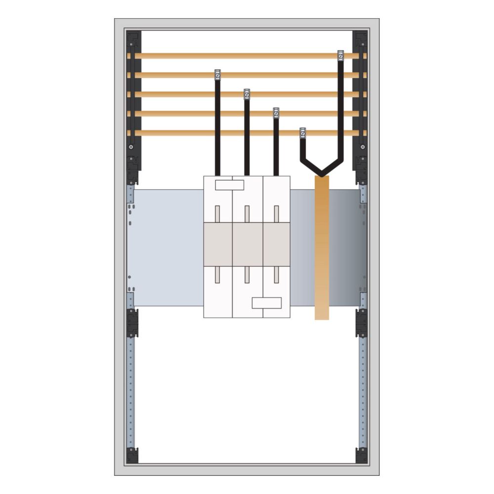 hager Hausanschlussschrank, univers Z, IP44, SKII, 950 x 550 x 205 mm... HAGER-FP62H1N 3250612665389 (Abb. 2)