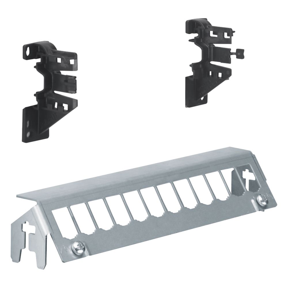 hager Patch-Panel, univers, 12-fach (E-Dat) ohne Module, Hutschiene oder geschraubt... HAGER-FZ12MMO 3250615002167 (Abb. 1)