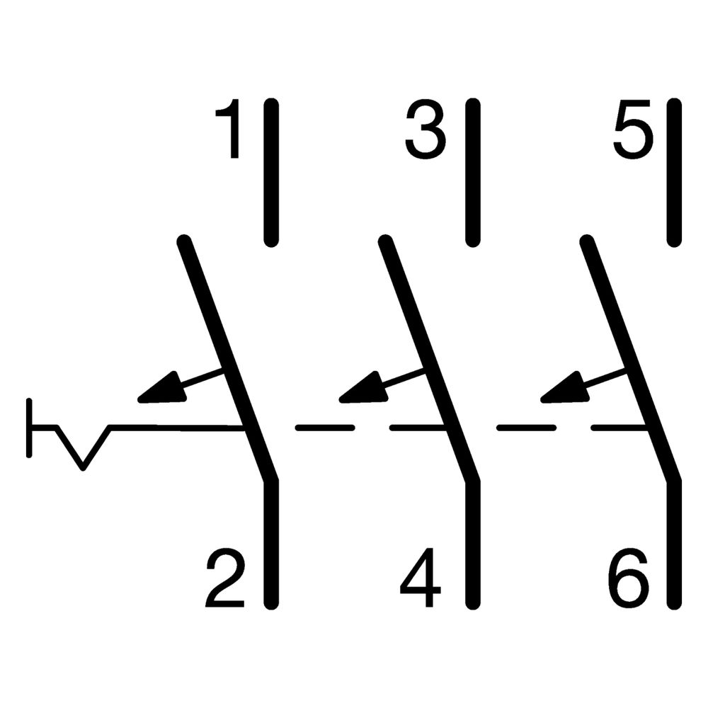 hager Leitungsschutzschalter, Sicherungsautomat, 3-polig, 6kA, B-Charakteristik, 16A... HAGER-MBN316 3250614310409 (Abb. 2)