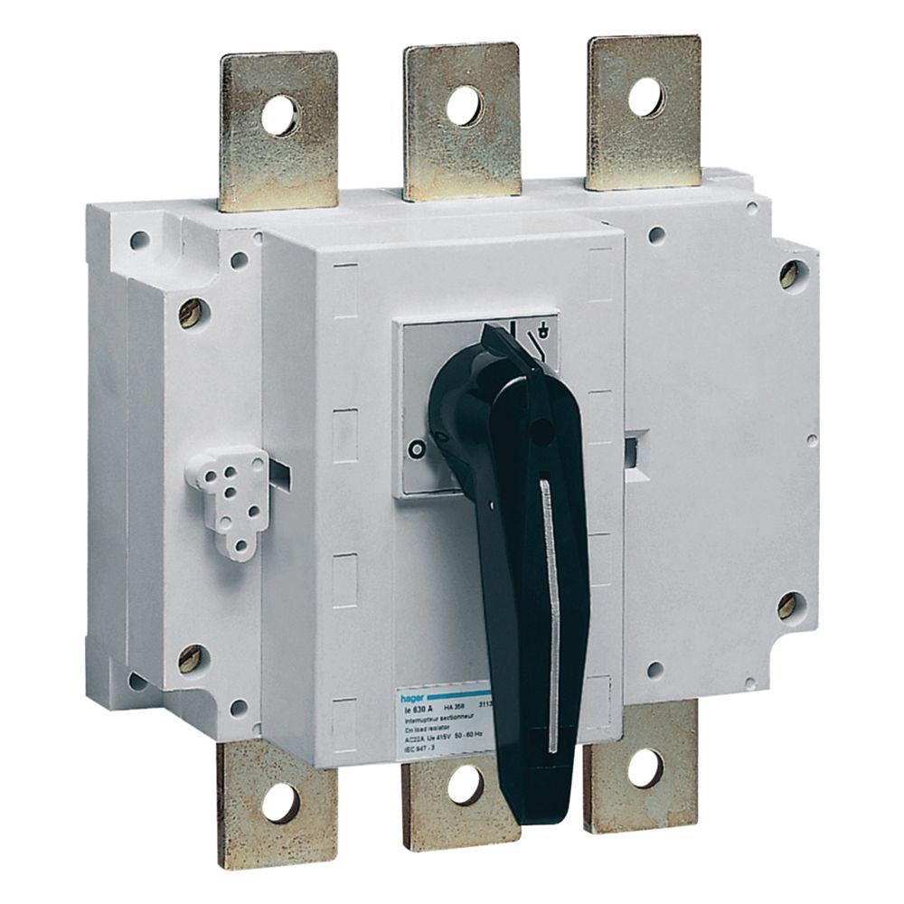 hager Lasttrennschalter/NH-Lasttrenner, 3-polig, 250A, mit Trennungsanzeige... HAGER-HA354 3250613113544 (Abb. 1)