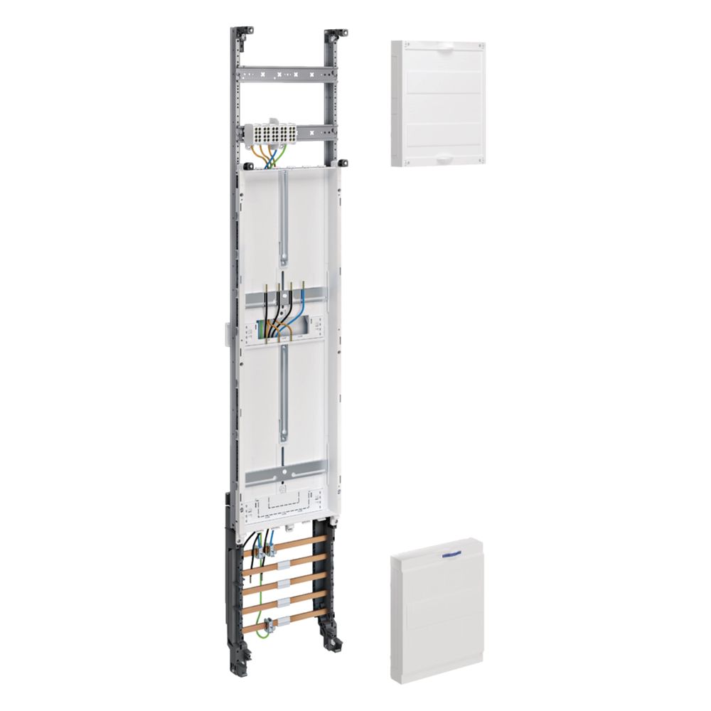hager Komplettfeld, univers Z, 1350mm, 1ZP/RES, 1-feld, 5-polig, mit Verdrahtung 16qmm... HAGER-ZH50D5S 3250617766906 (Abb. 1)