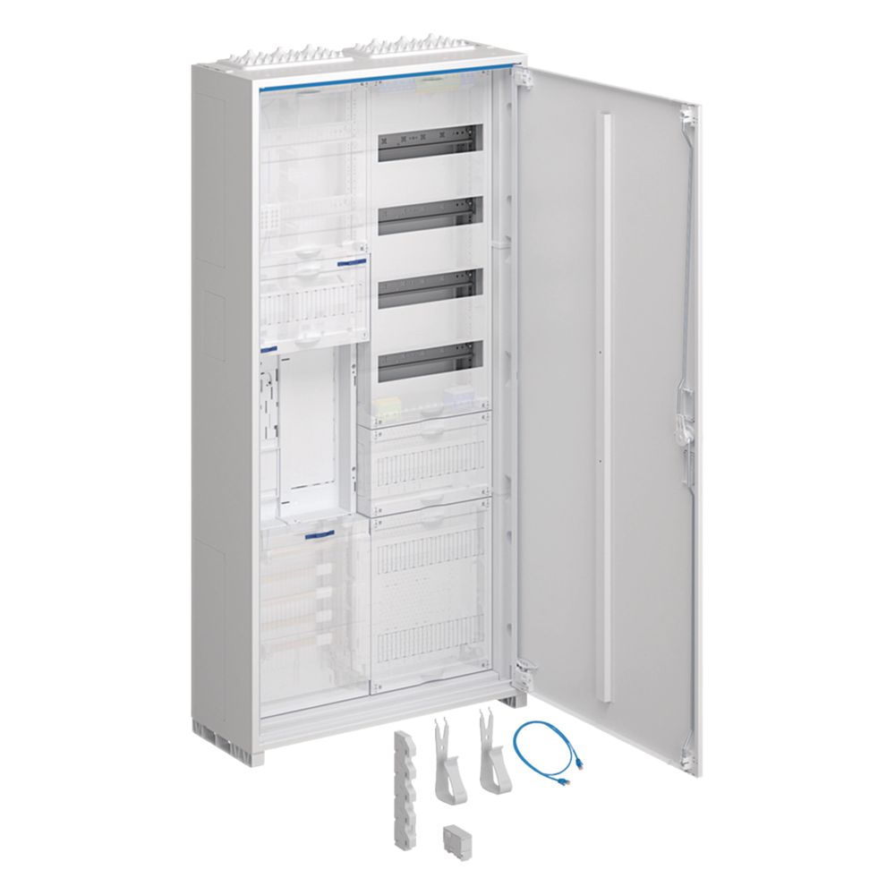 hager Komplettschrank,univ.Z,1 ZP,BKE-I,APZ,zRfZ,VT4,1100x550x205 mm,16 mm2,ESA,IP44... HAGER-ZB32ET216W1 3250610004326 (Abb. 1)