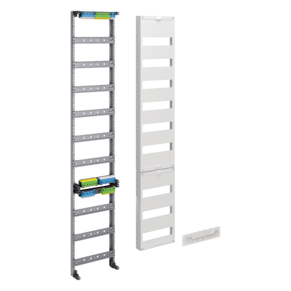 hager Verteilerfeld, univers Z, Höhe 1350mm, 9-reihig, 1-feldig, PE/N waagerecht... HAGER-ZU59KS 3250617811354 (Abb. 1)