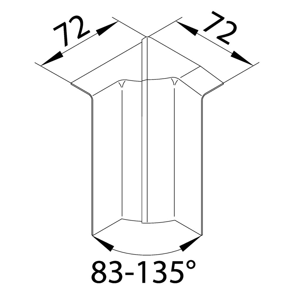 hager Inneneck einstellbar schnittkaschierend halogenfrei zu SL 20x115mm verkehrswe... HAGER-SL2011549016 4012740018456 (Abb. 2)