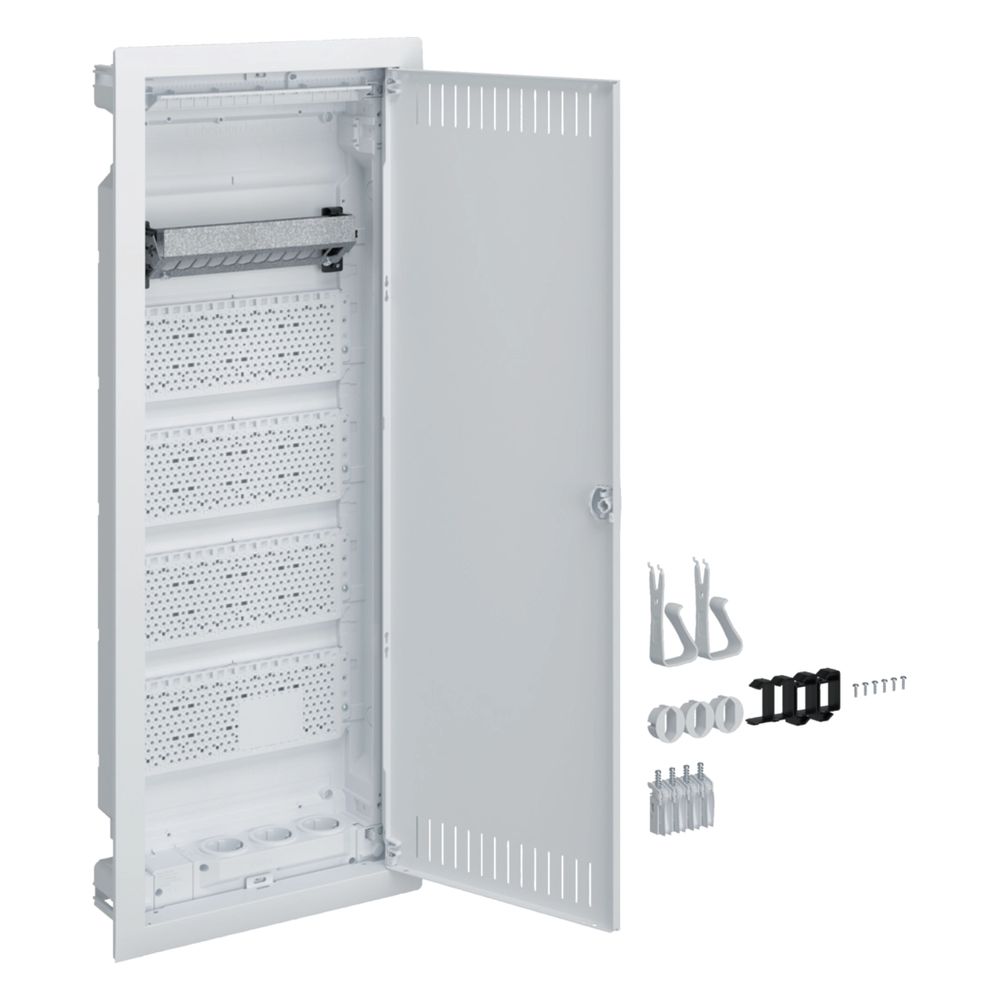 hager Kleinverteiler volta, Multimedia, Unterputz, 5-reihig, geschlitzte Stahlblechtür... HAGER-VU60NW 3250616615779 (Abb. 1)