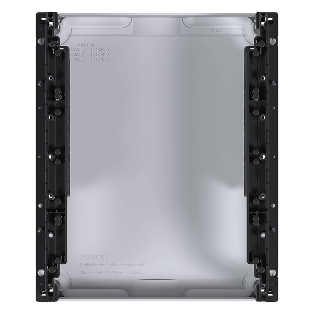 hager Baustein, univers N, 300x250mm, mit Sammelschienenträger 2-polig PE/ N, drehbar... HAGER-UE21PEN 3250616151444 (Abb. 2)