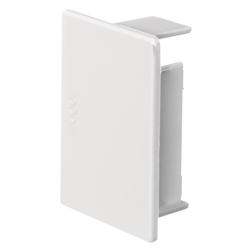 hager Endstück halogenfrei zu Leitungsführungskanal LF/LFH 40x57 mm verkehrsweiß... HAGER-LF4006069016 4012740012102 (Abb. 1)