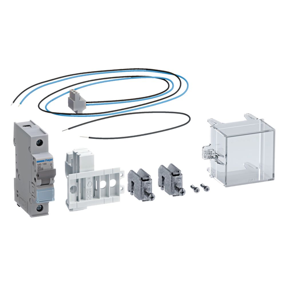 hager Bestückungspaket für Spgsversorgung RfZ, für Bauhöhe 1400 mm, mit LS 6A im NAR... HAGER-ZY5N1LS 3250613806637 (Abb. 1)