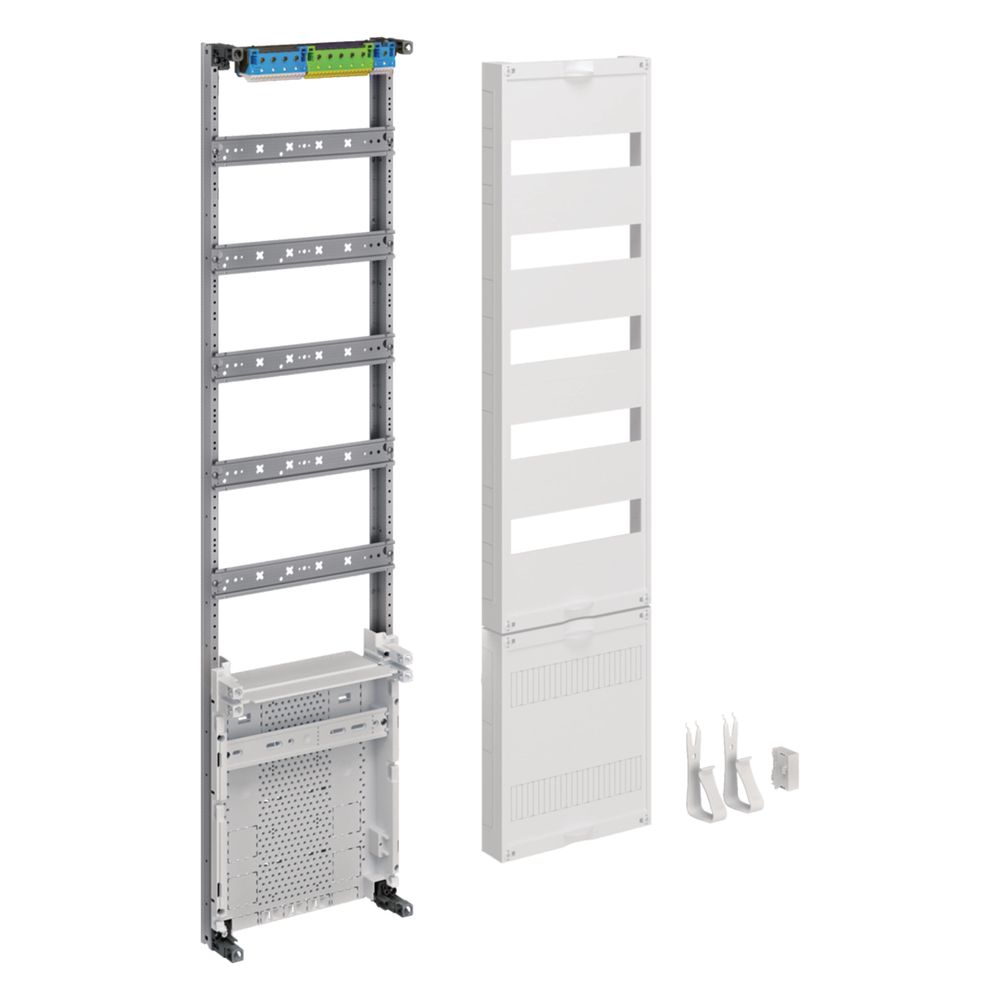 hager Verteilerfeld, univers Z, Höhe 1050mm, 5-reihig, 1-feldig, mit APZ unten... HAGER-ZU37VT5APZ2 3250612532643 (Abb. 1)