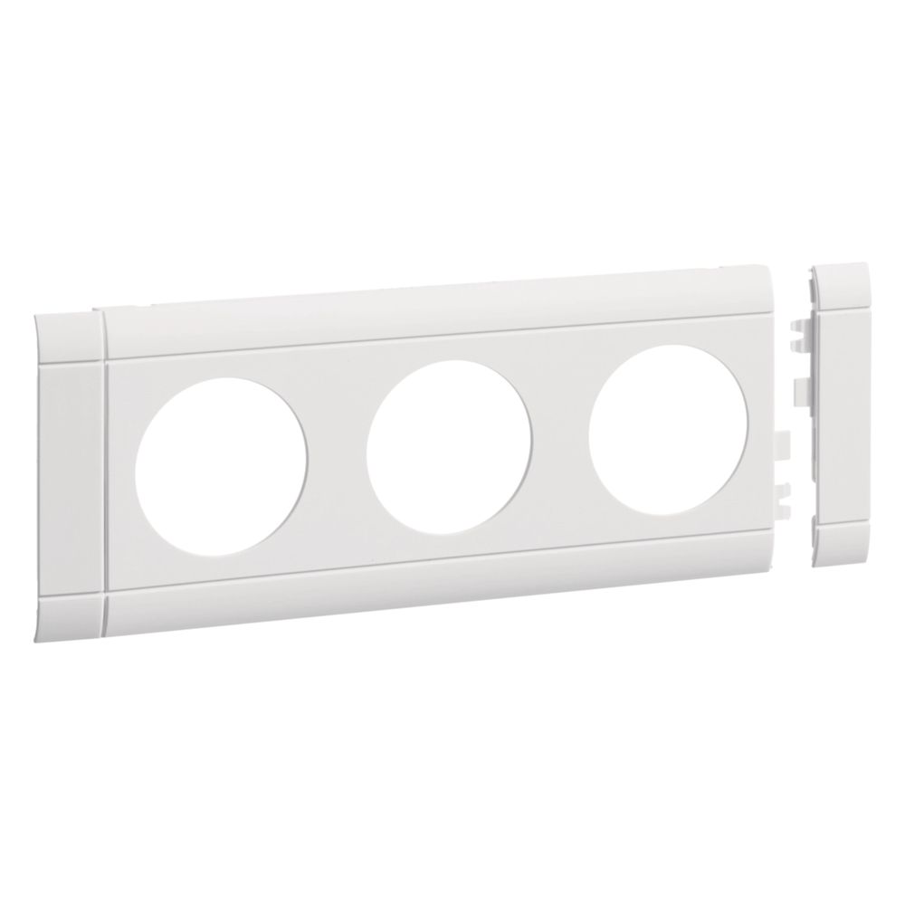 hager Blende Dreifachsteckdose zu Oberteil 80 mm anreihbar halogenfrei verkehrsweiß... HAGER-GB080309016 4012740993005 (Abb. 5)