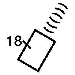 hager Funkfernbedienung, KNX, 7 Tasten, 18 Kanäle... HAGER-TU418 3250616014183 (Abb. 1)