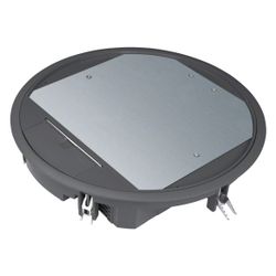 hager Versorgungseinheit R12 rund 306 mm für 5 mm Bodenbelag aus Polyamid tiefschwarz... HAGER-VR12059005 4012002245125 (Abb. 1)