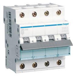 hager Leitungsschutzschalter 3P u. N 6kA B-Charakteristik 32A 4 Module... HAGER-MBN632 3250614310881 (Abb. 1)