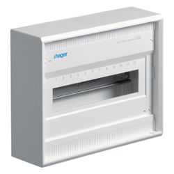 hager Kleinverteiler volta, Aufputz, 1x12 PLE, IP30, Schutzklasse II, ohne Tür... HAGER-VA12CN 3250616411234 (Abb. 1)