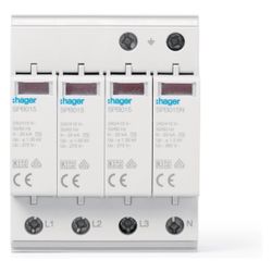 hager Steckmodul T2 L-N Uc 275V Imax 40kA Up 1.35kV... HAGER-SPB015 3250615514851 (Abb. 1)