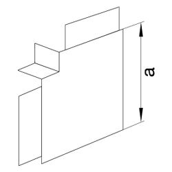 hager Flachwinkel halogenfrei zu LF/LFF/LFH/FB 60x150mm verkehrsweiß... HAGER-LF6015059016 4012740012515 (Abb. 1)