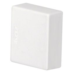 hager 10x Endstück schnittkaschierend halogenfrei zu LF 15x15mm verkehrsweiß... HAGER-LF1501569016 4012740011556 (Abb. 1)