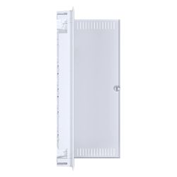 hager Kleinverteiler volta, Multimedia, Unterputz, 5-reihig, geschlitzte Stahlblechtür... HAGER-VU60NW 3250616615779 (Abb. 1)