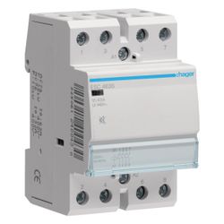 hager Brummfreies Schütz / Schaltschütz, 63A, 4S, 230V AC... HAGER-ESC463S 3250612400430 (Abb. 1)