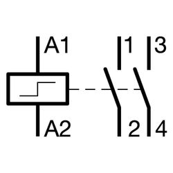 hager Fernschalter 2 Schließer 230V AC 110V DC 16A 1PLE... HAGER-EPN520 3250612369539 (Abb. 1)