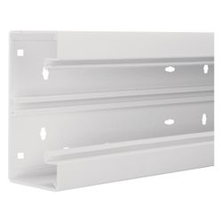 hager Brüstungskanal-Unterteil PVC frontrastend zu BR 68x170mm, OT 80mm, verkehrswe... HAGER-BR6517019016 4012740013888 (Abb. 1)