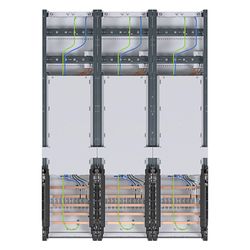 hager Komplettfeld, univers Z, 1050 mm, 3 Zählerplätze, 3-feldig, Ausführung Hessen... HAGER-ZL34C4N 3250617723992 (Abb. 1)