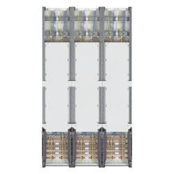 hager Komplettfeld, Zählerfeld, univers Z, 6 Zählerplätze, 3-polig, H 1350mm, 3-feldig... HAGER-ZL53X8 3250617722483 (Abb. 1)