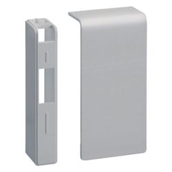 hager Endstück schnittkaschierend halogenfrei zu SL 20x80mm Dekor Aluminium... HAGER-SL200806D1 4012740895262 (Abb. 1)