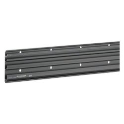 hager Sockelleistenkanal-Unterteil, PVC Recyclat 30%, SL 20x115mm, 4 Kammern, schwarz... HAGER-SL201151 4012740896023 (Abb. 1)