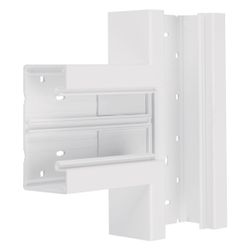 hager T-Stück aus Grundprofil zu BR 68x130mm Oberteil 80mm in verkehrsweiß... HAGER-BR6513089016 4012740013871 (Abb. 1)